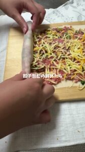 チーズ餃子を簡単にするなら｜春巻きの皮で巻くだけパリとろ